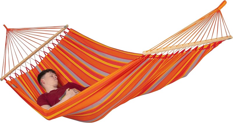 LA SIESTA Alisio Double Spreader Bar Hammock (Size L - 160 cm) (Toucan) - Image 4